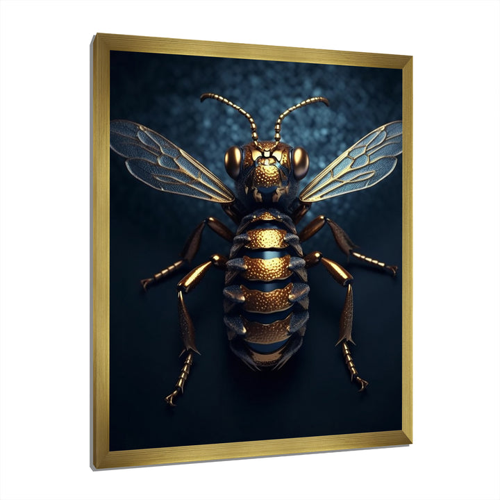 Mechanical Bumble Bee - Bee Canvas Wall Art