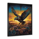 Majestic Arcane Eagle - Eagle Framed Canvas Art