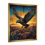 Majestic Arcane Eagle - Eagle Framed Canvas Art