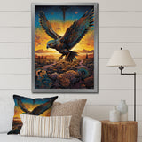 Majestic Arcane Eagle - Eagle Framed Canvas Art