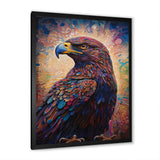 Majestic Eagle Gaze Illustration - Eagle Bedroom Wall Art