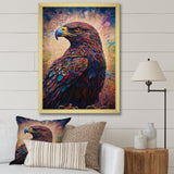 Majestic Eagle Gaze Illustration - Eagle Bedroom Wall Art
