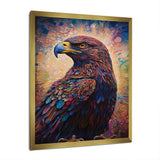 Majestic Eagle Gaze Illustration - Eagle Bedroom Wall Art
