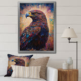 Majestic Eagle Gaze Illustration - Eagle Bedroom Wall Art
