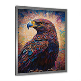 Majestic Eagle Gaze Illustration - Eagle Bedroom Wall Art