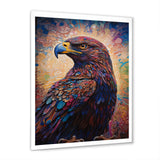 Majestic Eagle Gaze Illustration - Eagle Bedroom Wall Art