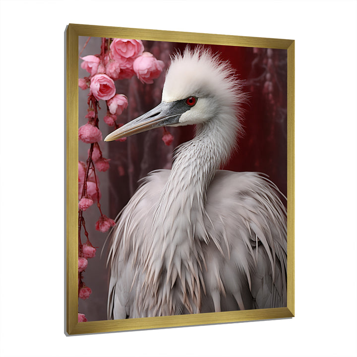 Majestic White Bird Nature Photography - Bird Living Room Wall Art