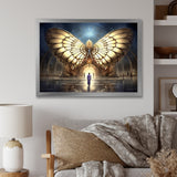 Majestic Butterfly Portal Of Light - Yellow Butterfly Wall Art