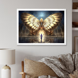 Majestic Butterfly Portal Of Light - Yellow Butterfly Wall Art