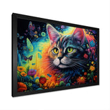 Portrait Of A Beautiful Gracious Cat - Cat Large Canvas Wall Art