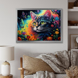 Portrait Of A Beautiful Gracious Cat - Cat Large Canvas Wall Art