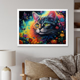 Portrait Of A Beautiful Gracious Cat - Cat Large Canvas Wall Art