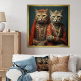 Cats In Retro Fashion - Cat Wall Art Prints