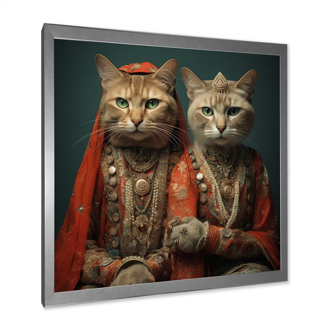 Cats In Retro Fashion - Cat Wall Art Prints