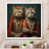 Cats In Retro Fashion - Cat Wall Art Prints