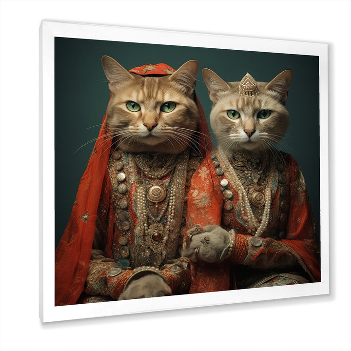 Cats In Retro Fashion - Cat Wall Art Prints