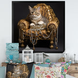 Gangster Glam Cool Cat - Cat Bedroom Wall Art
