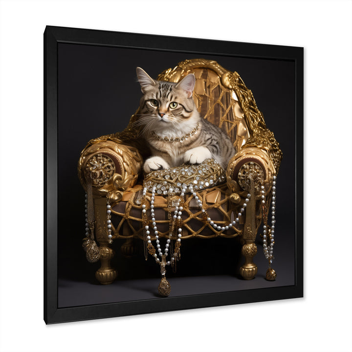 Gangster Glam Cool Cat - Cat Bedroom Wall Art