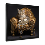 Gangster Glam Cool Cat - Cat Bedroom Wall Art