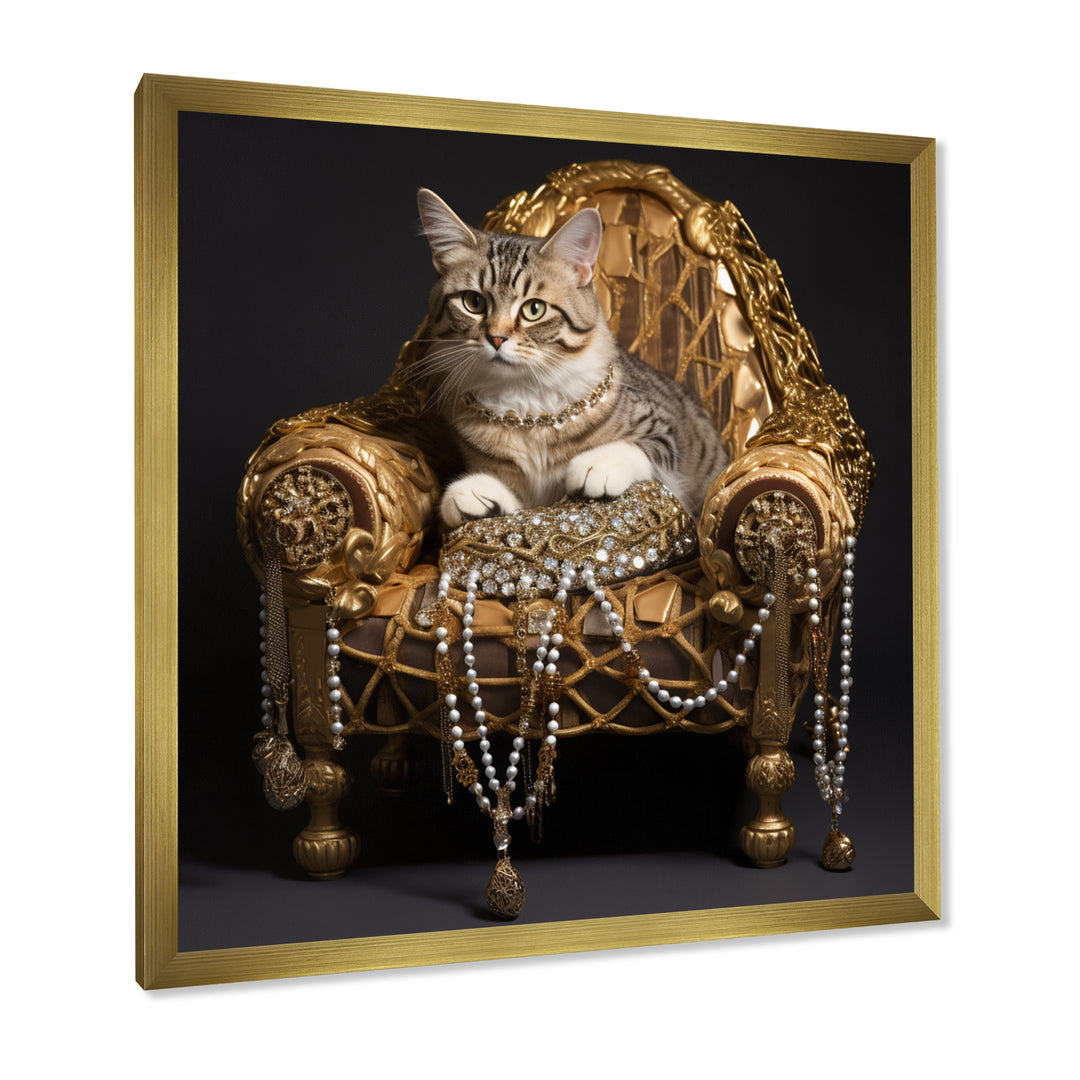 Gangster Glam Cool Cat - Cat Bedroom Wall Art