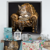 Gangster Glam Cool Cat - Cat Bedroom Wall Art