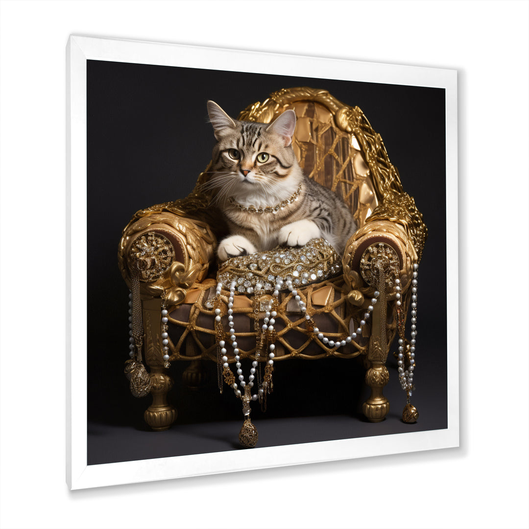 Gangster Glam Cool Cat - Cat Bedroom Wall Art