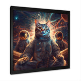 Psychedelic Space Cat - Cat Wall Decor
