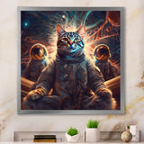 Psychedelic Space Cat - Cat Wall Decor