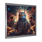 Psychedelic Space Cat - Cat Wall Decor