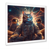 Psychedelic Space Cat - Cat Wall Decor