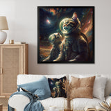 Interstellar Space Cat - Cat Bedroom Wall Art