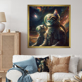 Interstellar Space Cat - Cat Bedroom Wall Art