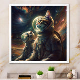 Interstellar Space Cat - Cat Bedroom Wall Art