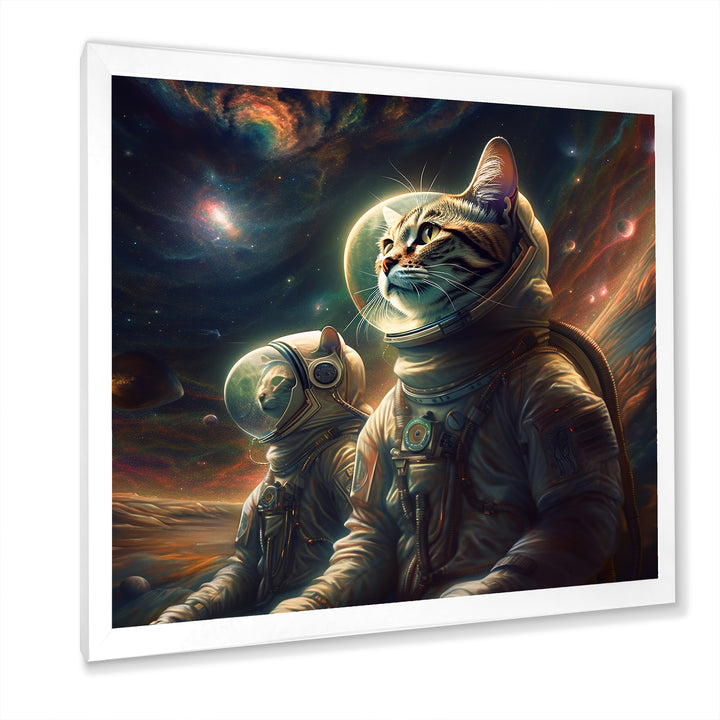 Interstellar Space Cat - Cat Bedroom Wall Art