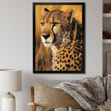 Majestic Cheetah In Savanna Plains - Cheetah Wall Decor