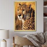 Majestic Cheetah In Savanna Plains - Cheetah Wall Decor