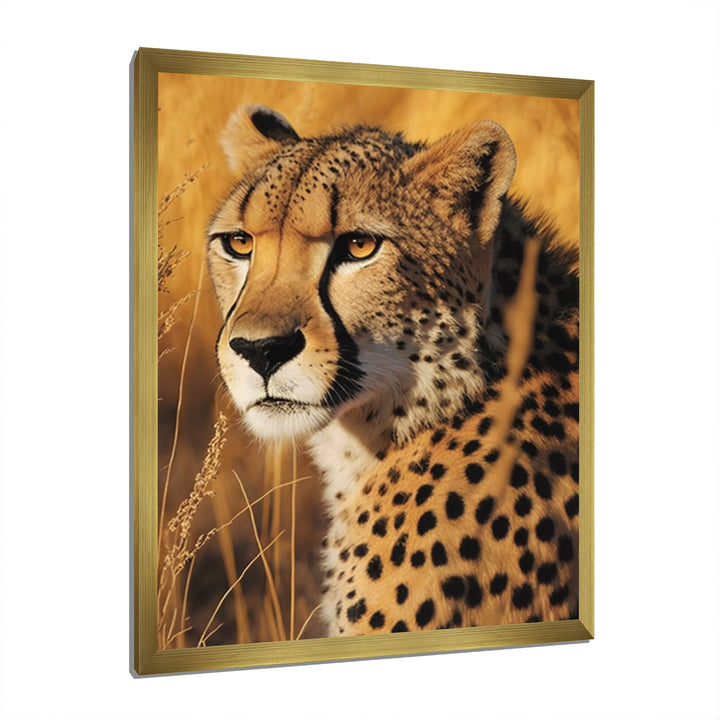 Majestic Cheetah In Savanna Plains - Cheetah Wall Decor