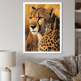 Majestic Cheetah In Savanna Plains - Cheetah Wall Decor