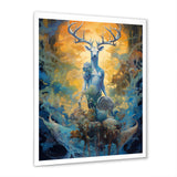 Majestic Deer In Magical Forest - Deer Canvas Wall Art