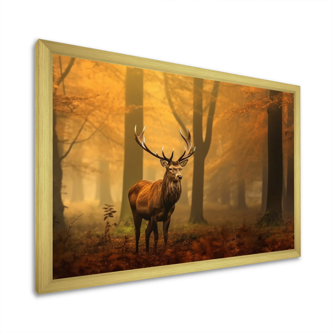 Majestic Deer In Forest Nature Photography - Deer Wall Art Prints