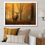 Majestic Deer In Forest Nature Photography - Deer Wall Art Prints