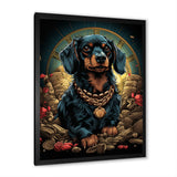 Gangster Dachshund - Dog Daschund Wall Decor