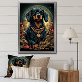 Gangster Dachshund - Dog Daschund Wall Decor