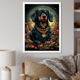 Gangster Dachshund - Dog Daschund Wall Decor