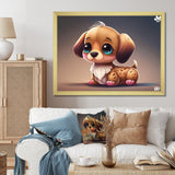 Cute Anime Dachshund - Dog Daschund Wall Art Prints