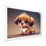 Cute Anime Dachshund - Dog Daschund Wall Art Prints