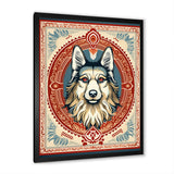 Retro Illustration Of Courteous Dog - Dog Wall Art Prints