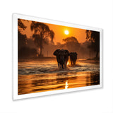 Glorious Elephant In The Wild Wildlife Photography - Elephant Large Canvas Wall Art