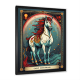 White Red Majestic Horse - Horse Canvas Wall Art