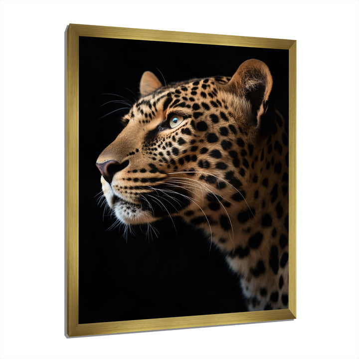 Stunning Portrait Of Leopard Wildlife - Leopard Living Room Wall Art